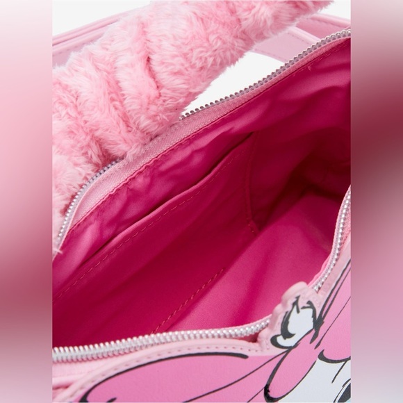 Loungefly Disney The Aristocats Marie Fuzzy Handle Crossbody Bag - Picture 4 of 6